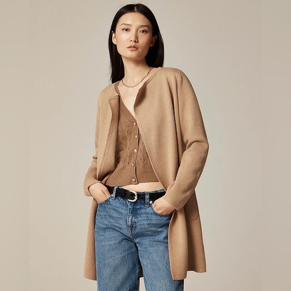 J. Crew Brown Women's Cardigan - Picture 2 of 8